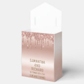 Rose Gold Driving Glitzer Metallic Shine Geschenkschachtel (Geöffnet)