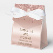 Rose Gold Driving Glitzer Metallic Shine Geschenkschachtel (Vorderseite)