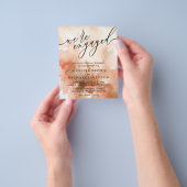 Rose Gold Earthtone Watercolor Flyer (Gruppe)