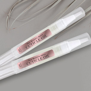 Rose Gold Effekt Chic Kosmetische Drehung Pen 3 ml Etiketten