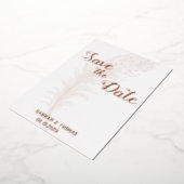 Rose Gold einfach und elegant Folieneinladung (Gedreht)