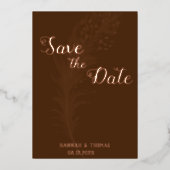 Rose Gold Einladung (Vorderseite)