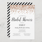 Rose Gold Einladung (Vorne/Hinten)