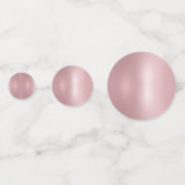 Rose Gold Elegante Blank Template Custom Modern Konfetti (Vorderseiten)