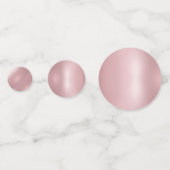 Rose Gold Elegante Blank Template Custom Modern Konfetti (Rückseiten)
