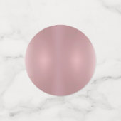 Rose Gold Elegante Blank Template Custom Modern Konfetti (Klein Vorderseite)