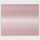 Rose Gold Elegante Moderne glamouröse Vorlage Tren Geschenkpapier (Flach)