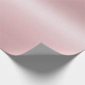 Rose Gold Elegante Moderne glamouröse Vorlage Tren Geschenkpapier (Ecke)