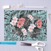 Rose Gold Elegante Tropical Botanische Insel Luau Seidenpapier (Handwerk)