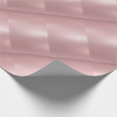 Rose Gold Eleganter Glamour Moderner Metallic Look Geschenkpapier (Ecke)