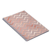 Rose Gold: elegantes Vintages Muster. Notizblock (Rechte Seite)