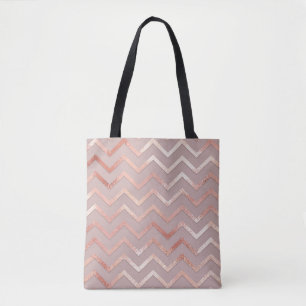 Rose Gold: elegantes Vintages Muster. Tasche