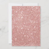 Rose Gold Erstkommunion Einladung (Rückseite)