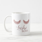Rose Gold Eyelash Extensions Lash Boss Beauty Kaffeetasse (Links)