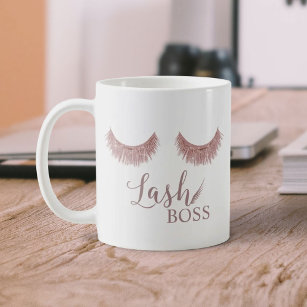 Rose Gold Eyelash Extensions Lash Boss Beauty Kaffeetasse