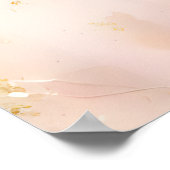 ROSE GOLD FAIRY Poster (Ecke)