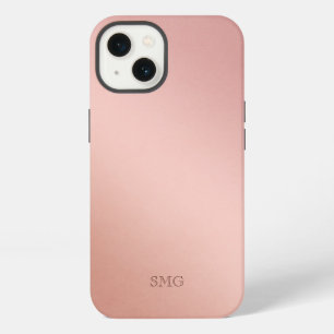 Rose Gold Farbig Benutzerdefinierte Initialen iPhone 13 Hülle