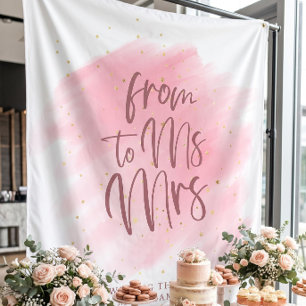 Rose Gold feiert Frau Brautparty Backdrop Wandteppich