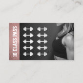 Rose Gold Fitness Trainer 10 Class Pass Treue (Vorderseite)
