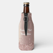 Rose Gold Flasche Cooler mit benutzerdefiniertem T Flaschenkühler (Flasche Rückseite)