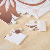 Rose Gold Floral Mandala Puzzle (Seite)
