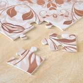 Rose Gold Floral Mandala Puzzle (Seite)