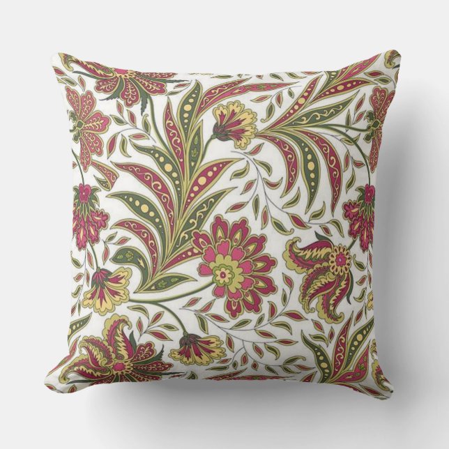 Rose Gold Floral Multi Kissen (Vorderseite)