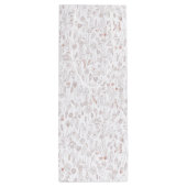 Rose Gold Floral Muster Geschenktüte Für Weinflaschen (Rückseite)