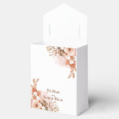 Rose Gold Floral Nikah Mubarak Gefälligkeitsbox Geschenkschachtel (Geöffnet)