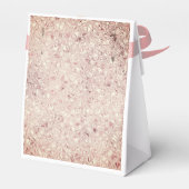 Rose Gold Floral Nikah Mubarak Gefälligkeitsbox Geschenkschachtel (Rückseite)