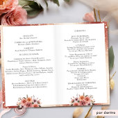 Rose Gold Floral Quinceanera