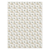 Rose Gold Floral Tischdecke (Vorderseite)