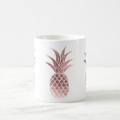 Rose Gold Foil Ananas Tasse (Mittel)