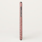 Rose Gold Foil Animal Muster Monogramm Case-Mate iPhone Hülle (Hinten/Links)
