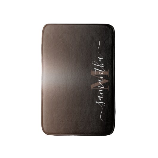 Rose Gold Foil Badematte (Vorderseite Vertikal)