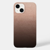 Rose Gold Foil Black Ombre Hintergrund Case-Mate iPhone Hülle (Rückseite)