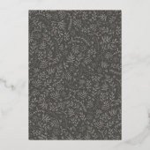 Rose Gold Foil Blätter Grad Foto Ankündigung (Rückseite)