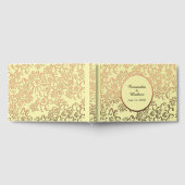 Rose Gold Foil Daisies Blumengelbe Hochzeit Gästebuch (Voll)