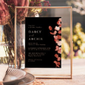 Rose Gold Foil Eukalyptus Wedding Folieneinladung