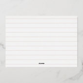 Rose Gold Foil Frohe Weihnachtsfoto Karten Creme (Rückseite)