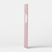 Rose Gold Foil Girly Confetti Monogram Case-Mate iPhone Hülle (Rückseite / Rechts)