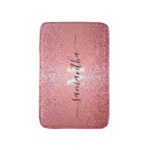 Rose Gold Foil Glitzer Badematte (Vorderseite Vertikal)