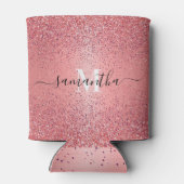 Rose Gold Foil Glitzer Dosenkühler (Rückseite)