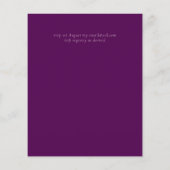 Rose Gold Foil Look Geometric Wedding (Rückseite)