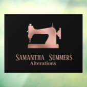 Rose Gold Foil Nähmaschinenwechsel Schneider Fensteraufkleber (Blatt 3)