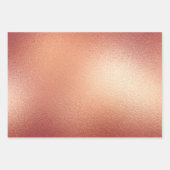 Rose Gold Foil und Glitzer Musterpapier Geschenkpapier Set (Vorderseite 3)
