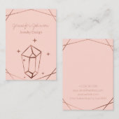 Rose Gold Foil Visitenkarte (Vorne/Hinten)