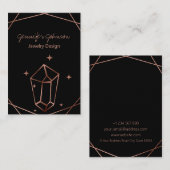 Rose Gold Foil Visitenkarte (Vorne/Hinten)