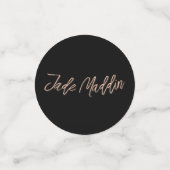 Rose Gold Foto Design High School Abschluss Konfetti (Klein Vorderseite)