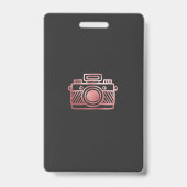 Rose Gold Fotograf Logo | Foto Ausweis (Rückseite)